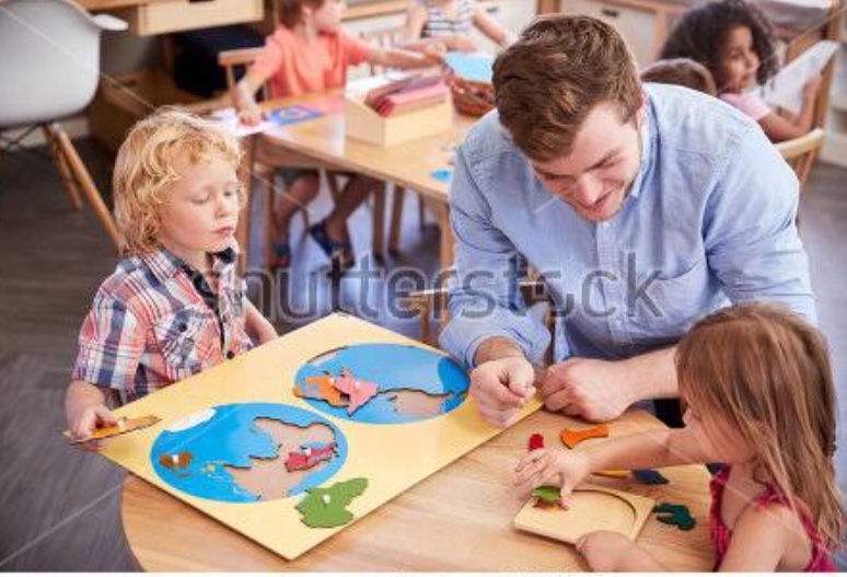 Some differences between traditional childcare and Montessori Childcare